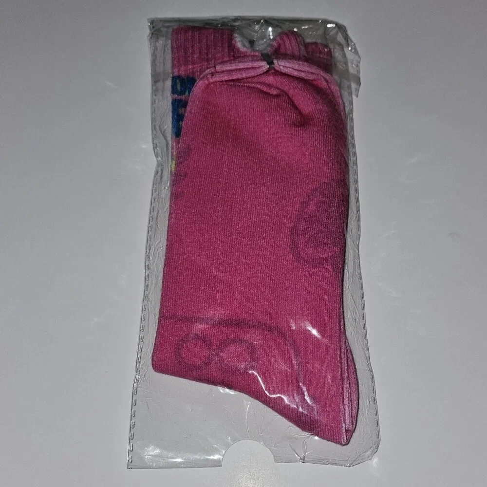NEW NKOTB New Kids On The Block 2024 Magic Summer Tour VIP Gift Pink Socks